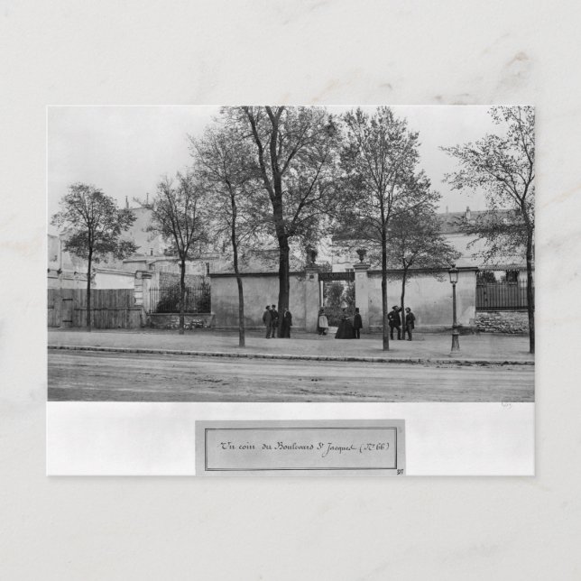 Boulevard Saint-Jacques Postcard (Front)