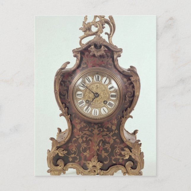 Boulle bracket clock by A.Brocot Delettrez Postcard (Front)
