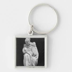 Boulonnaise Woman Feeding her Child Keychain