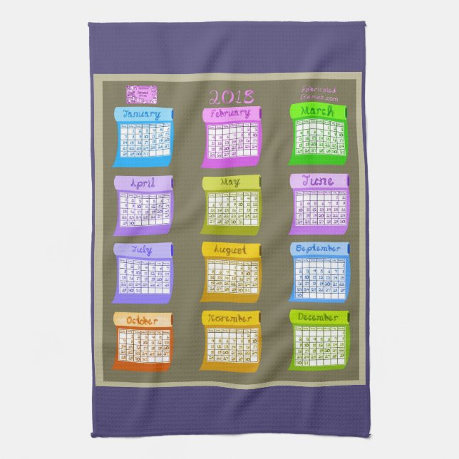 Boulons de Tissu torchon de cuisine 2018 serviette (Vertical)