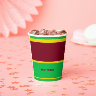 Boun Natale Paper cups