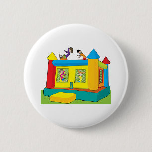 Bounce Castle Kids 2 Inch Round Button
