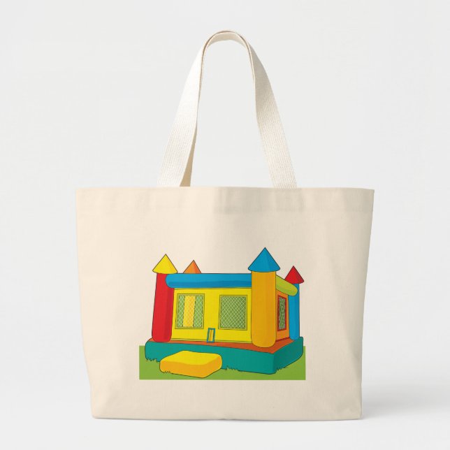 Bounce Castle Large Tote Bag (Front)