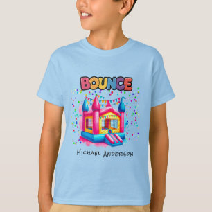 Bounce House Birthday Bash Custom T-Shirt