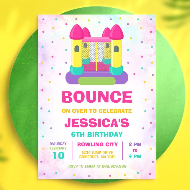 Bounce House Birthday Invitation (Creator Uploaded)