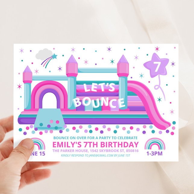 Bounce House Birthday Invitation (Creator Uploaded)