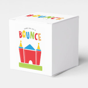 Bounce House Birthday Party Favor Box