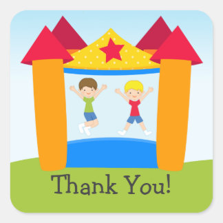 Bounce House Birthday Party Sticker