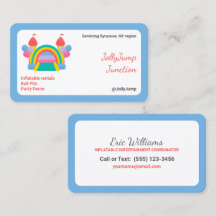 Bounce House Business Card