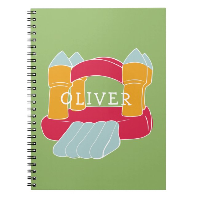 Bounce House/castle custom children's design  Notebook (Front)