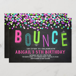 Bounce House Invitation, Bounce House Party Invitation