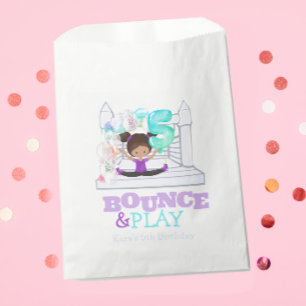 Bounce House Jump Play Fifth Birthday Favour Bag