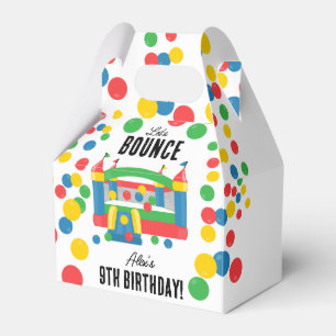 Bounce House Jumping Castle Kids Birthday Party Favor Box