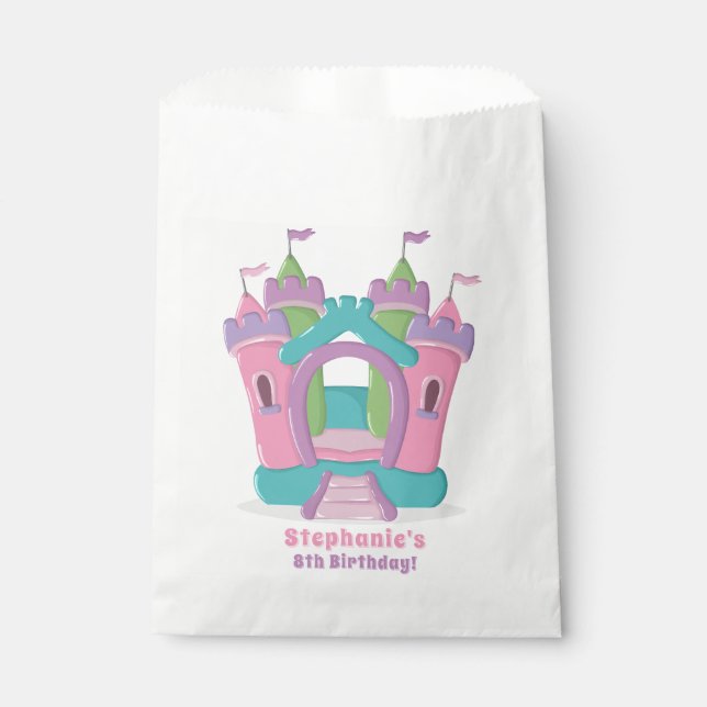 Bounce House Party Favour Bag (Front)