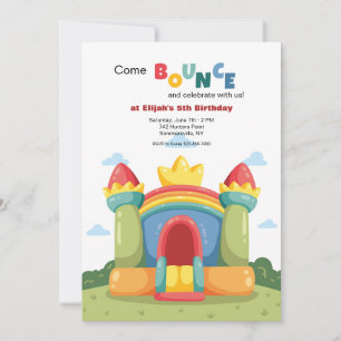 Bounce House Party Invitation