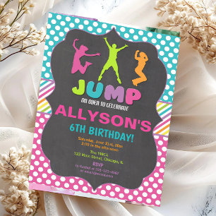 Bounce Park Birthday Bash Invitation