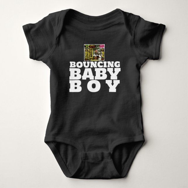 BOUNCING BABY BOY T-Shirt Bodysuit (Front)