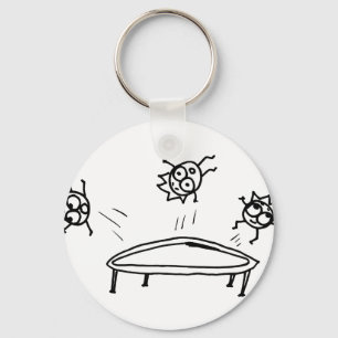 Bouncing Mathberries Keychain