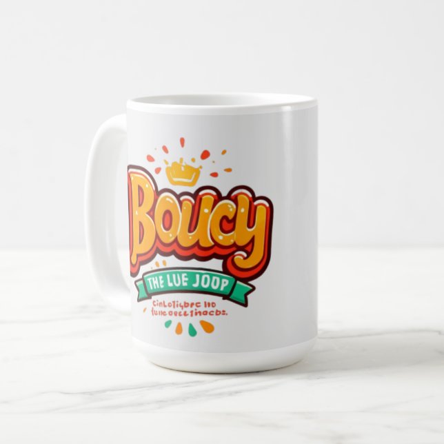 Bouncy Crown Coffee Mug (Front Left)