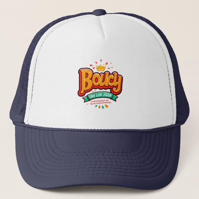 Bouncy Crown Trucker Hat (Front)