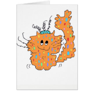 Bouncy notecard