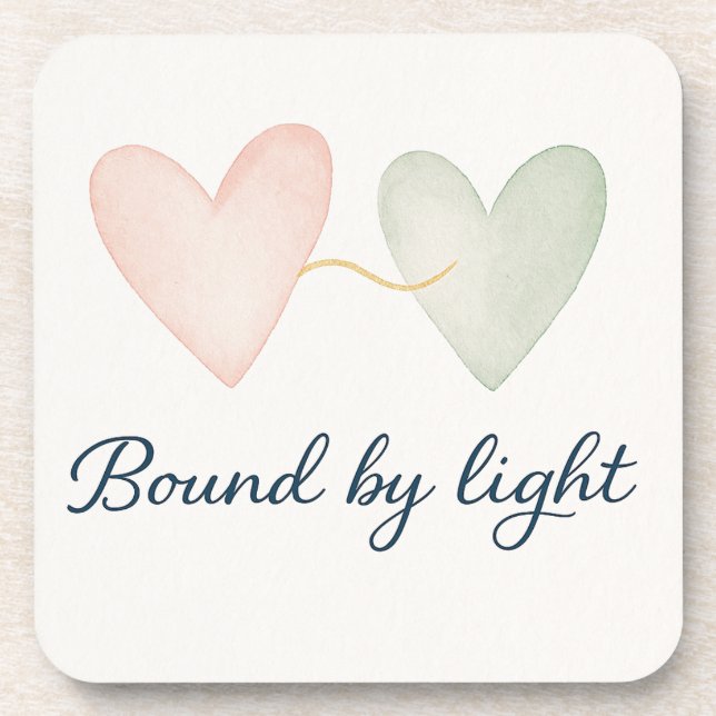 Bound by Light Coaster (Front)