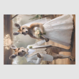 "Bound by Love: A Roo-mantic Hop Down the Aisle" Tissue Paper