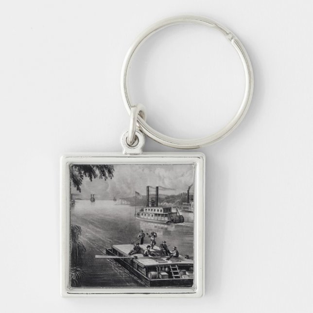 Bound Down the River Keychain (Front)