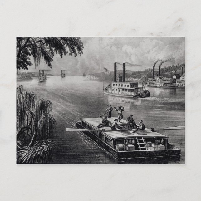 Bound Down the River Postcard (Front)