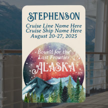 Bound for the Last Frontier Alaska Cruise Door