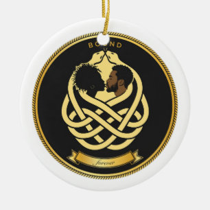 Bound Forever Badge Christmas Ornament