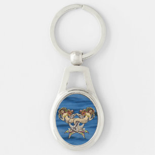 Bound Mermaids - Nautical Design for Ocean Lovers Keychain