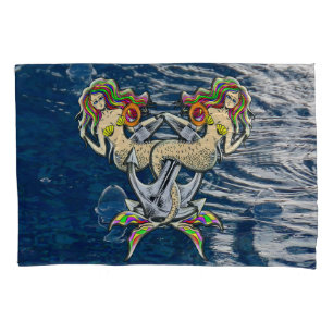 Bound Mermaids - Nautical Design for Ocean Lovers Pillowcase