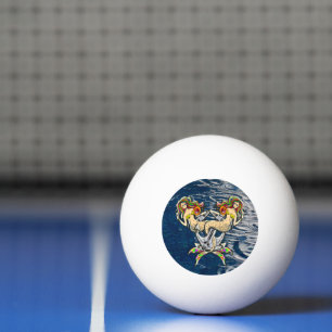 Bound Mermaids - Nautical Design for Ocean Lovers Ping Pong Ball