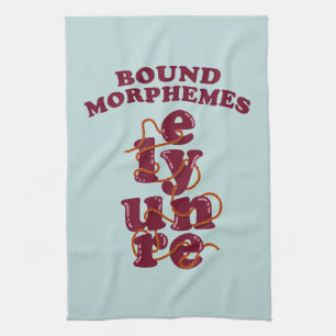 Bound Morphemes Phonics Teaching English Kitchen Towel