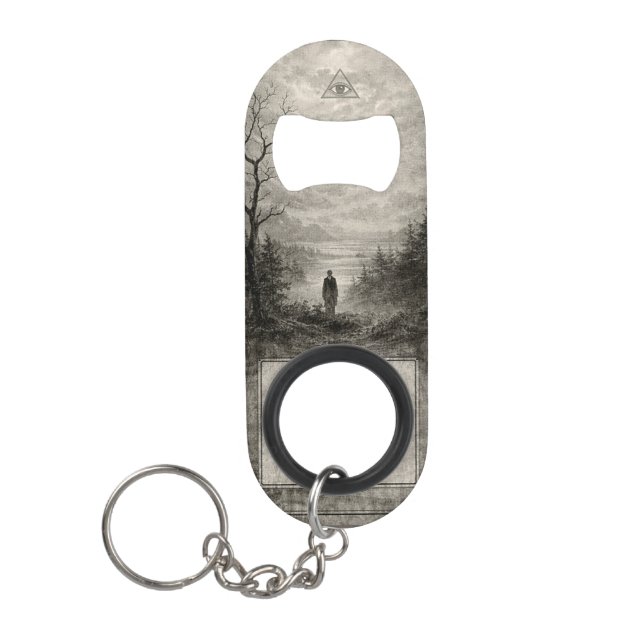 Bound to Witness Forest Bottle Opener Keychain Bottle Opener (Front)