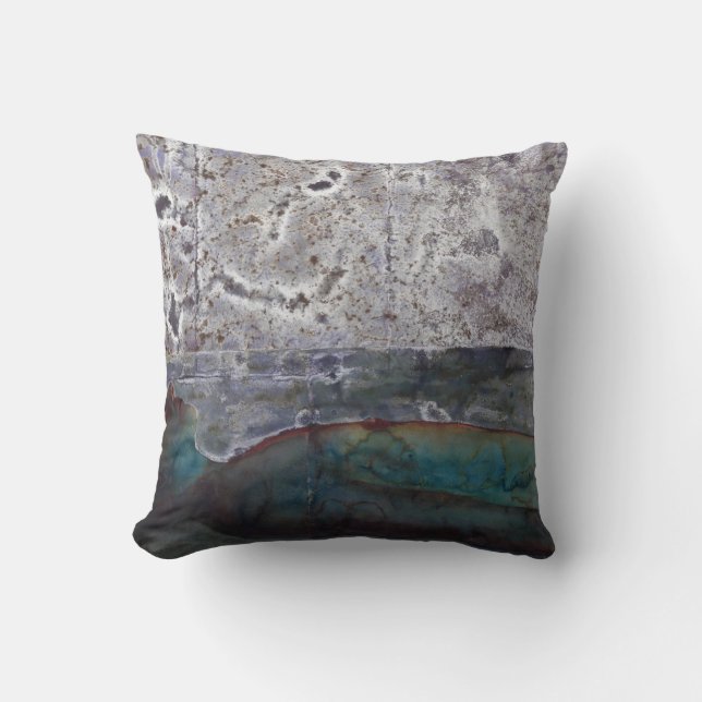 Boundary Beach 2 Throw Pillow (Front)