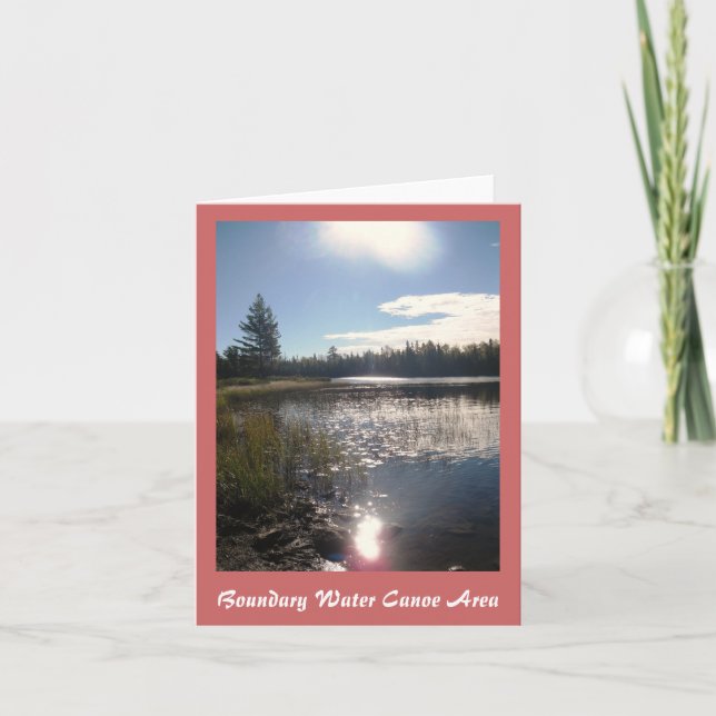 Boundary Waters Canoe Area Note Card (Front)