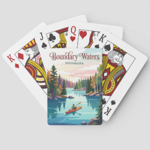 Boundary Waters Canoe Area Wilderness USA Playing Cards