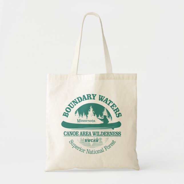 Boundary Waters Canoe Trail Wilderness Tote Bag (Front)