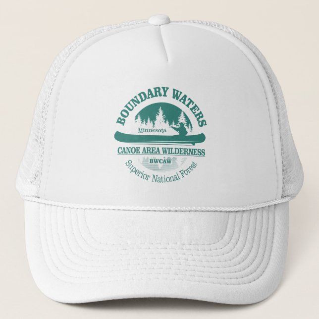 Boundary Waters Canoe Trail Wilderness Trucker Hat (Front)