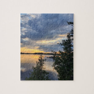 Boundary Waters Sunset Jigsaw Puzzle