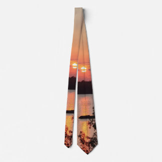 Boundary Waters Sunset Tie