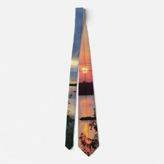 Boundary Waters Sunset Tie