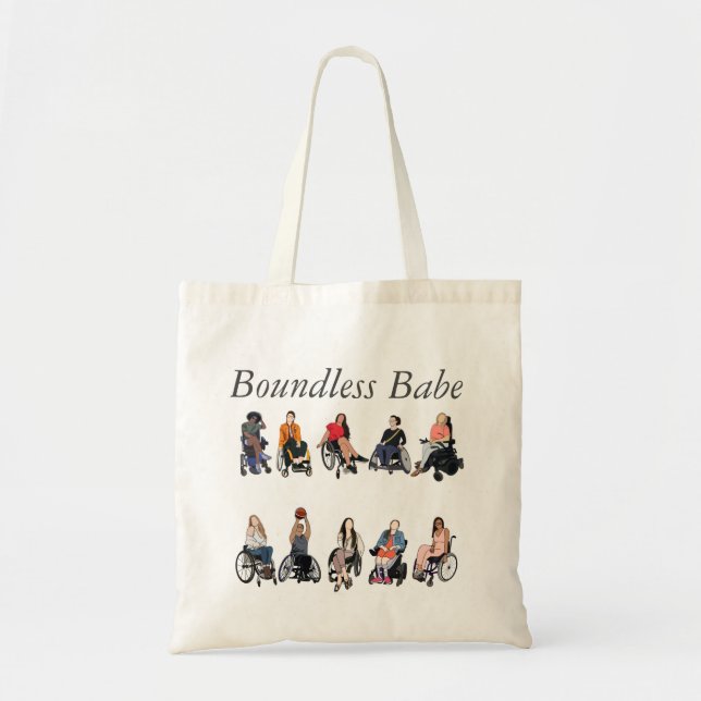 Boundless Babe Tote Bag (Front)