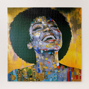 "Boundless Beauty in Gold"    Jigsaw Puzzle