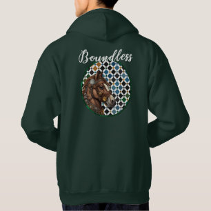 Boundless Horse Hoodie – Alhambra Geometric Art Ba