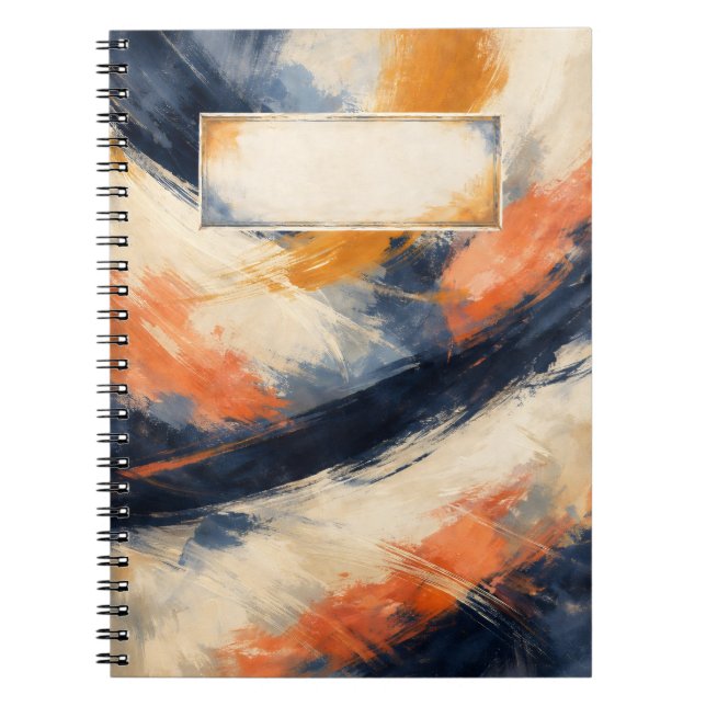 Boundless Motion — Customizable Notebook (Front)