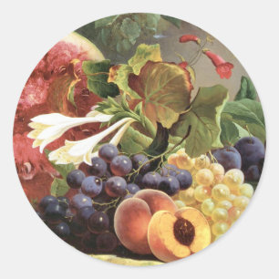 Bounties of Nature Classic Round Sticker
