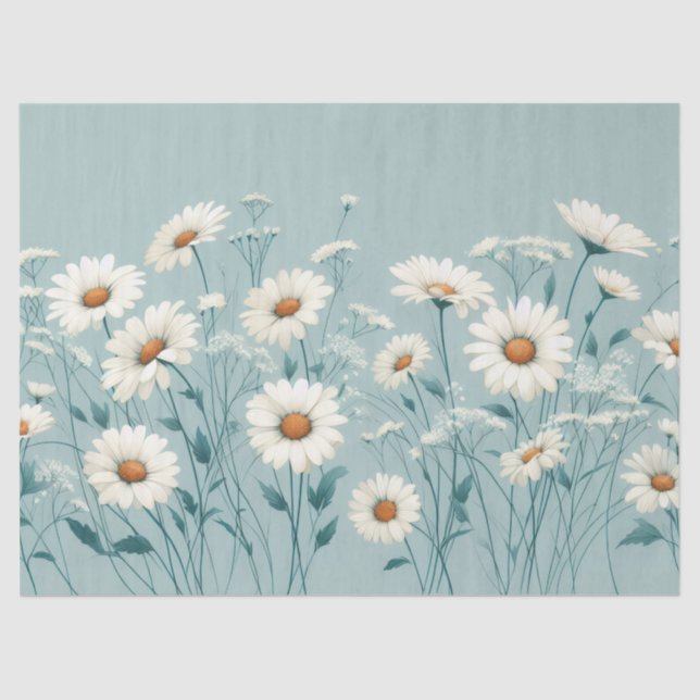 Bountiful Daisy's  Tissue Paper (Front)